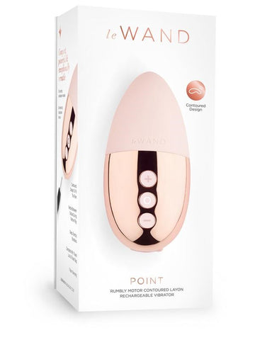 Le Wand Point Compact Waterproof Vibrator for Hands Free Clitoral Stimulation - Mini & Slim Vibrators