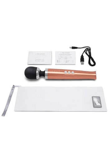 Le Wand Die Cast Luxurious Rechargeable Vibrating Massager Metal Body - Body Wands