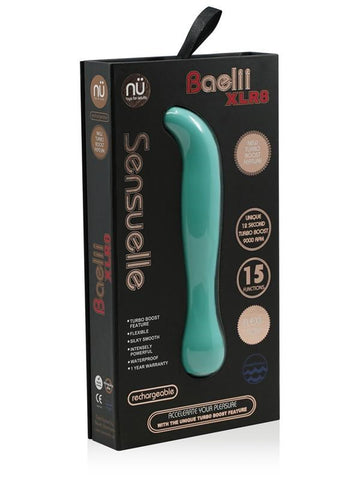Nu Sensuelle Baelii XLR8 Powerful G Spot Stimulation Vibrator with Turbo - G-Spot Vibrators