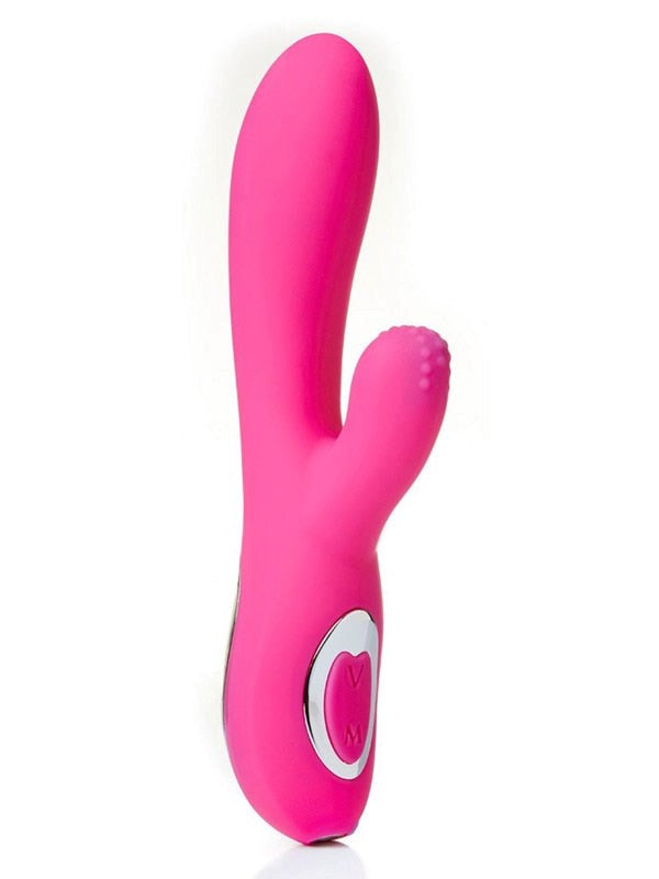 Nu Sensuelle Luxe Powerful Silicone Rabbit Vibrator with Dual Motors - - Rabbit Vibrators