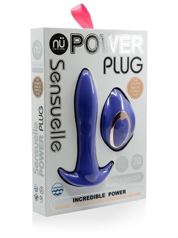 Nu Sensuelle Vibrant Anal Stimulator Rechargeable Waterproof Butt Plug - - Butt Plugs