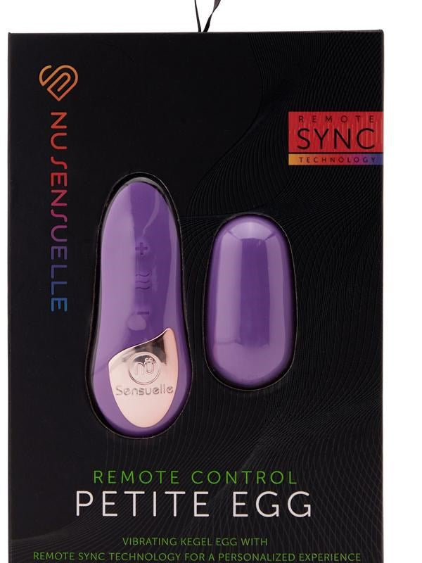 Nu Sensuelle Versatile Vibrations Petite Pleasure Egg Remote Control Vibrator - - Love Eggs and Kegel Exercisers