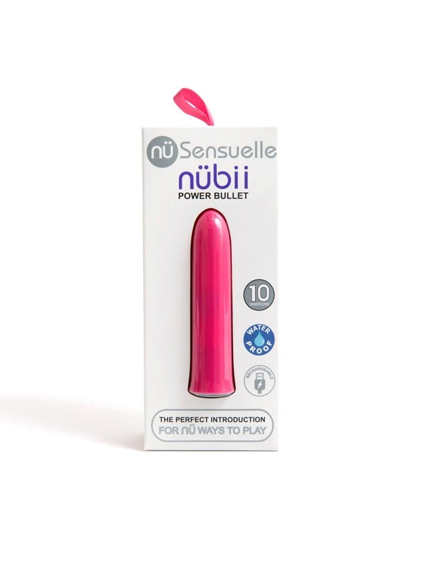 Nu Sensuelle Nubii Compact Bullet Vibrator with 10 Customizable Functions - - Bullet Vibrators