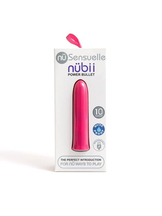 Nu Sensuelle Nubii Compact Bullet Vibrator with 10 Customizable Functions - - Bullet Vibrators