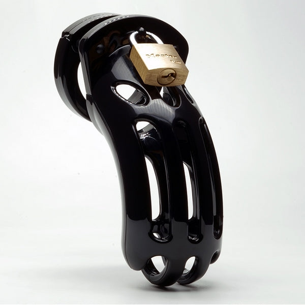 CB The Curve Black - Male Chastity Cock Cage Kit - - Male Chastity