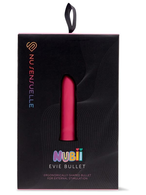 Nu Sensuelle Nubii Evie Slanted Bullet Vibrator with 10 Vibration Modes - - Bullet Vibrators