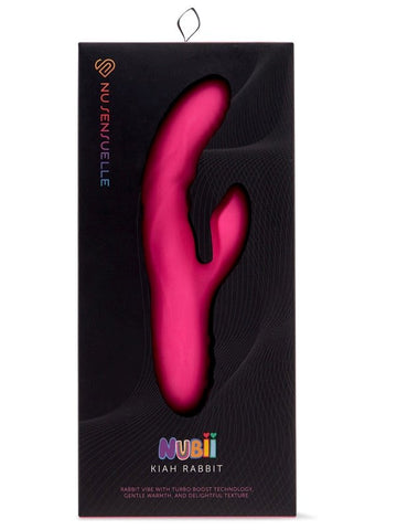 Nu Sensuelle Nubii Kiah Silicone Rabbit Vibrator with Dual Motors - Rabbit Vibrators