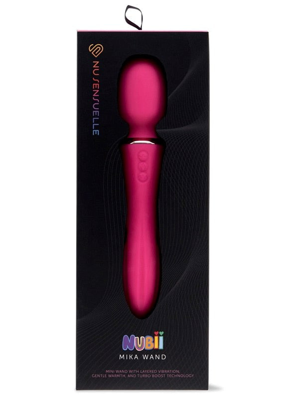 Nu Sensuelle Nubii Mika Versatile Pleasure Wand Rechargeable Waterproof - - Body Wands