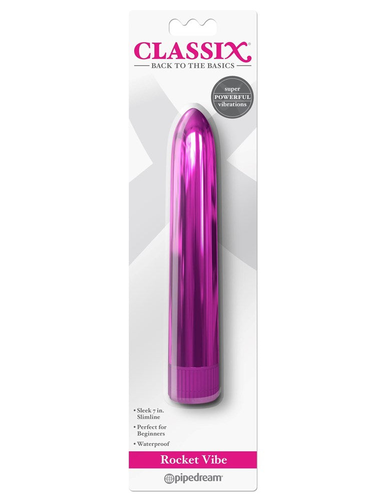 Pipedream Products Classix Rocket Multi Functions Bullet Vibrator - - Bullet Vibrators