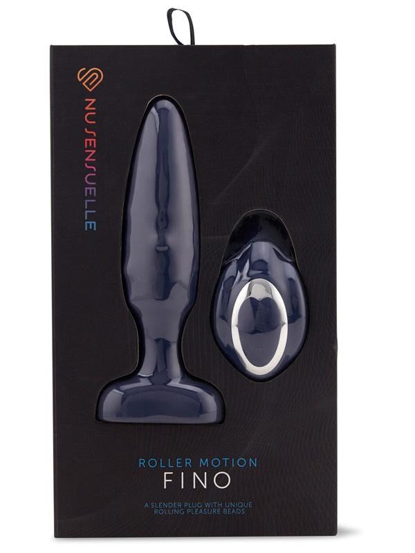 Nu Sensuelle Roller Motion Fino Butt Plug with Roller Motion and Remote Control - - Butt Plugs