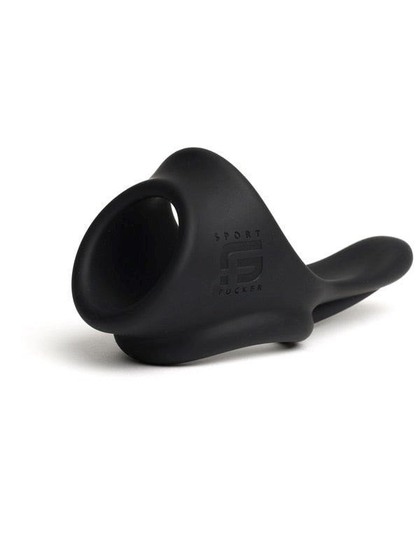 Sport Fucker Tailslide Ball and Cock Ring with Dual Stimulation Design - - Ball and Cock Toys