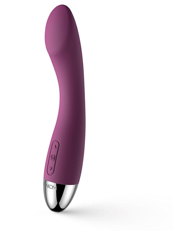 Svakom Amy Rigid Multi Functions G Spot Vibrator with Intelligent Mode - - G-Spot Vibrators