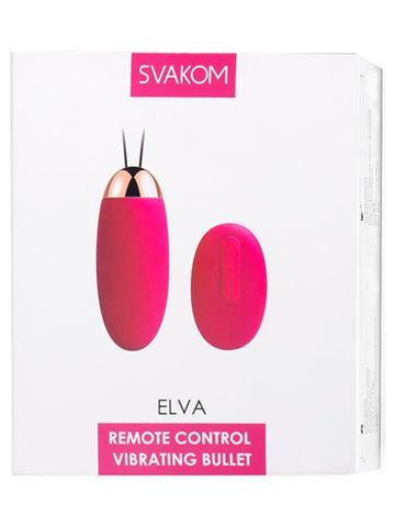 Svakom Elva Remote Controlled Bullet Vibrator with Wireless Control - Love Eggs and Kegel Exercisers