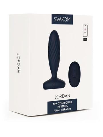 Svakom Jordan Remote Controlled Anal Vibrator with Thrusting Action - Anal Vibrators