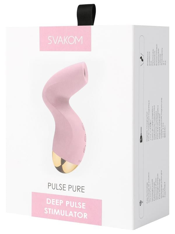 Svakom Pulse Pure Water Resistant Clitoral Vibrator with Pulse Technology - - Clit Ticklers and Pulsators
