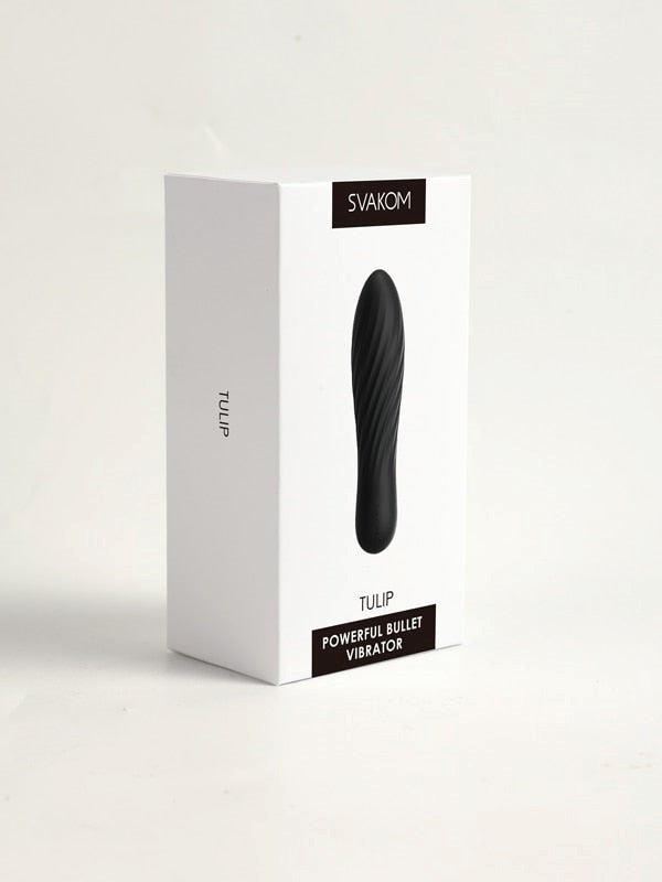 Svakom Tulip Powerful Bullet Vibrator Ribbed Compact Design - - Bullet Vibrators