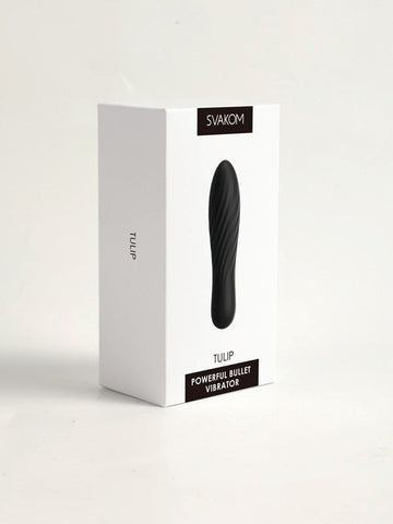Svakom Tulip Powerful Bullet Vibrator Ribbed Compact Design - Bullet Vibrators