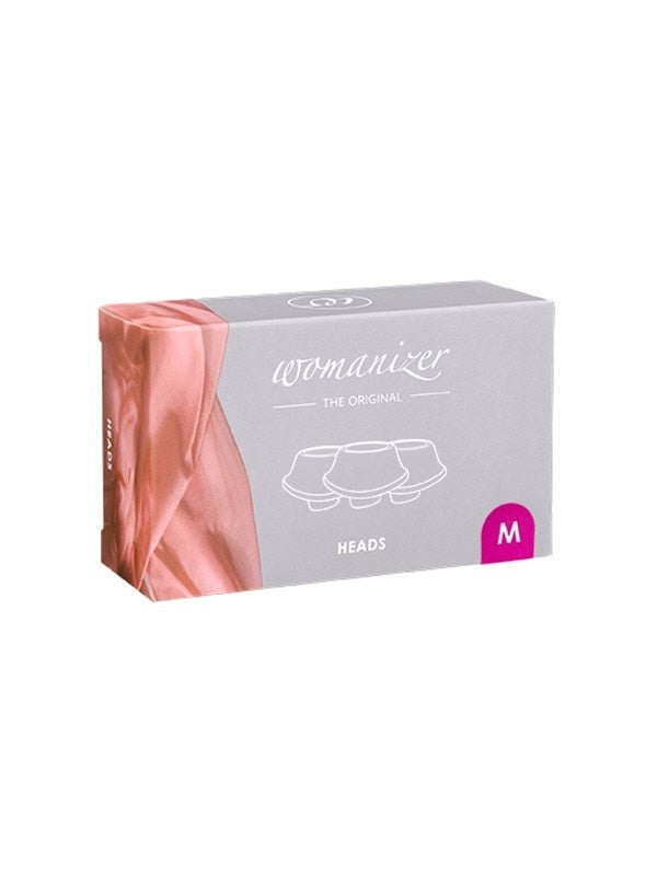 Womanizer Premium Hypoallergenic Silicone Upgrade Pack Replacement Heads - - Vibrator Accessories