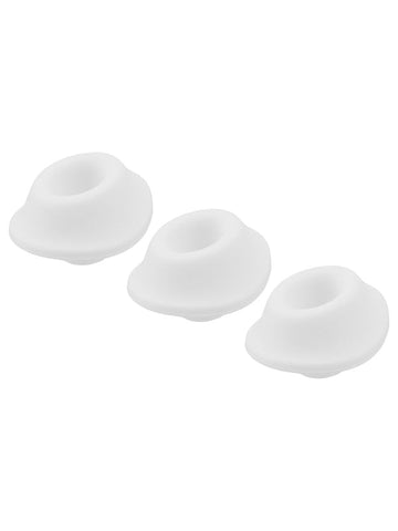 Womanizer Premium Silicone Comfort Heads 3 Pack Replacement Attachments - Vibrator Accessories