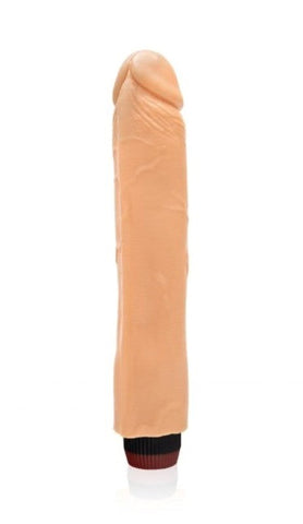 SI Novelties Cock with Vibration 10in Realistic Vibrator Variable Speed - Vibrating Dildos
