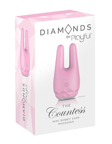 Evolved Diamonds by Playful The Countess Mini Rabbit Ears Clitoral Vibrator - Rabbit Vibrators