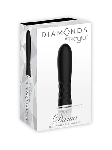 Evolved Diamonds by Playful The Dame Rechargeable Bullet Vibrator - Waterproof Vibrators