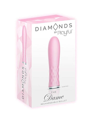 Evolved Diamonds by Playful The Dame Rechargeable Bullet Vibrator - Waterproof Vibrators