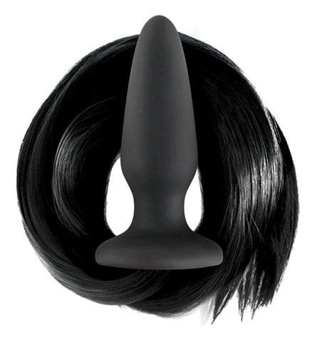 NS Novelties Filly Tails Butt Plug with Flowing Tail for Role Play - Anal Beads and Balls