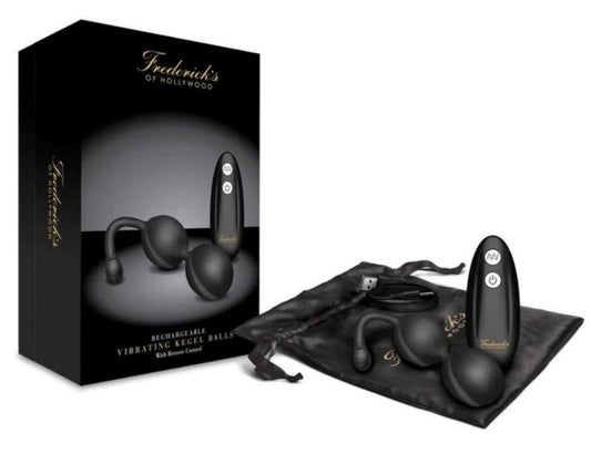 Fredericks of Hollywood Vibrating Kegel Balls with Remote Control Sex Toy - - Love Eggs and Kegel Exercisers