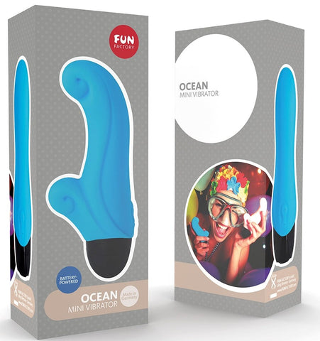 Fun Factory Ocean Mini Vibrator Compact Clitoral Stimulation Sex Toy - Rabbit Vibrators