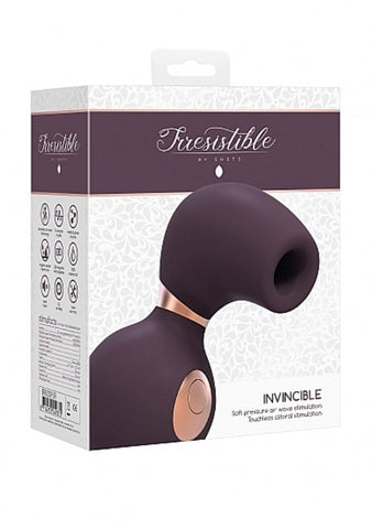 Shots Toys Irresistable Invincible Vibrating Cock Ring with Clitoral Stimulator - Clit Ticklers and Pulsators