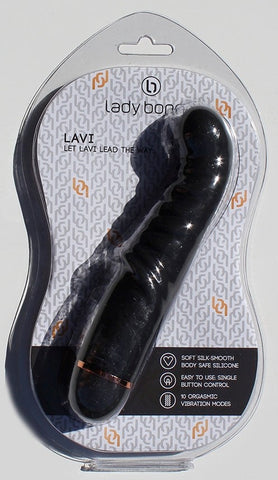 Lady Bonnd Lavi G Spot Vibrator with Seven Pleasure Ridges - G-Spot Vibrators