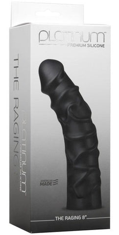Doc Johnson Platinum The Raging 8 Inch Realistic Dildo Premium Silicone - Realistic Dildos