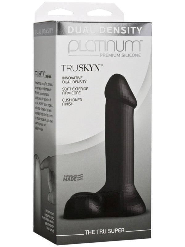 Doc Johnson Platinum The Tru Super 7 Inch Realistic Dildo with TRUSKYN - - Realistic Dildos