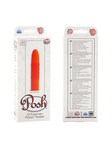California Exotics Posh 10 Function Pocket Teaser Clitoral Vibrator - Bullet Vibrators