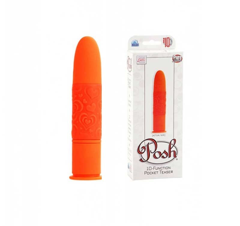 California Exotics Posh 10 Function Pocket Teaser Clitoral Vibrator - Bullet Vibrators