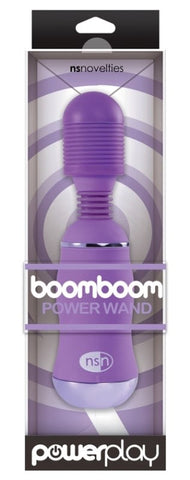 NS Novelties PowerPlay BoomBoom Power Wand Vibrator with 10 Functions - Body Wands