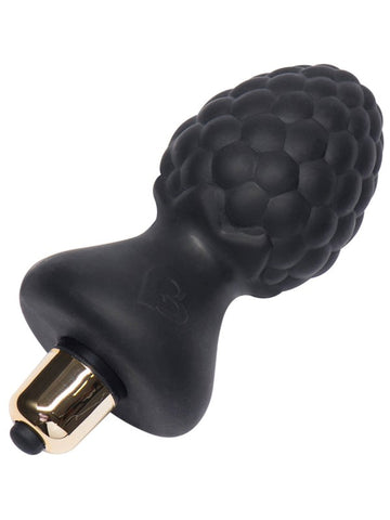 Rocks Off Ass Berries Vibrating Butt Plug with Textured Berry Design - Butt Plugs