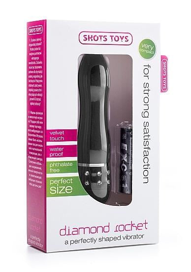 Shots Toys Diamond Rocket Rechargeable Diamond Shaped Vibrator - - Novelty Vibrators