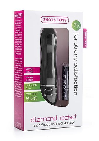 Shots Toys Diamond Rocket Rechargeable Diamond Shaped Vibrator - Novelty Vibrators