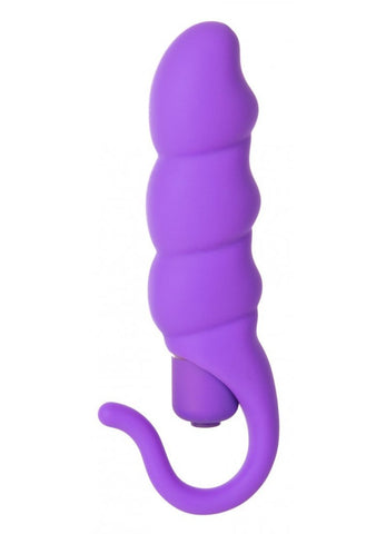 Shots Toys Minoo Purple Rechargeable Vibrator with 10 Patterns - Bullet Vibrators