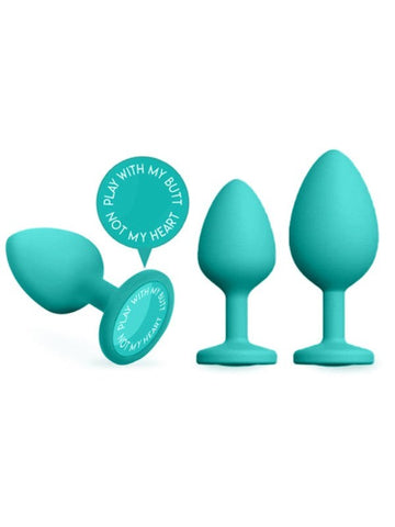 Doc Johnson A Play Trainer Set 3 Piece Silicone Butt Plugs for Anal Training - Butt Plugs