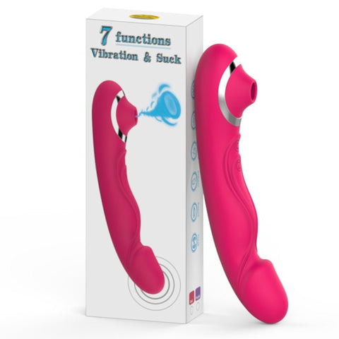BDStyle Clit Sucker and Vibrator with Dual Stimulation Technology - Clit Ticklers and Pulsators