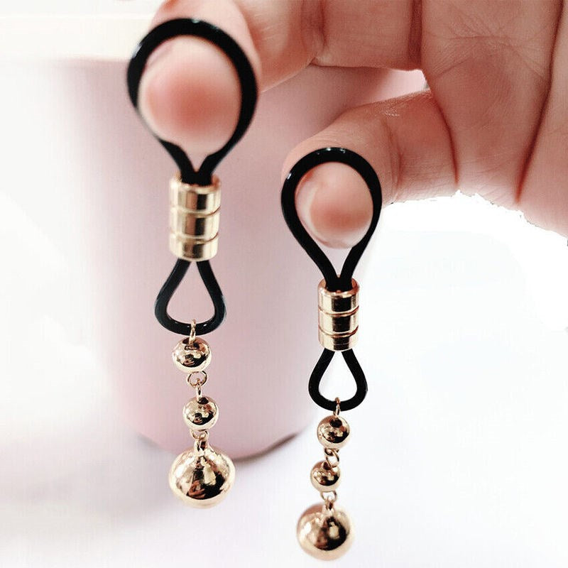 BDStyle Copper Bells Nipple Clamps with Adjustable Pressure and Sound - - Breast and Nipple Toys