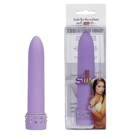 Seven Creations Diamond Silk 4 Inch Vibrator for Clitoral Stimulation - Bullet Vibrators