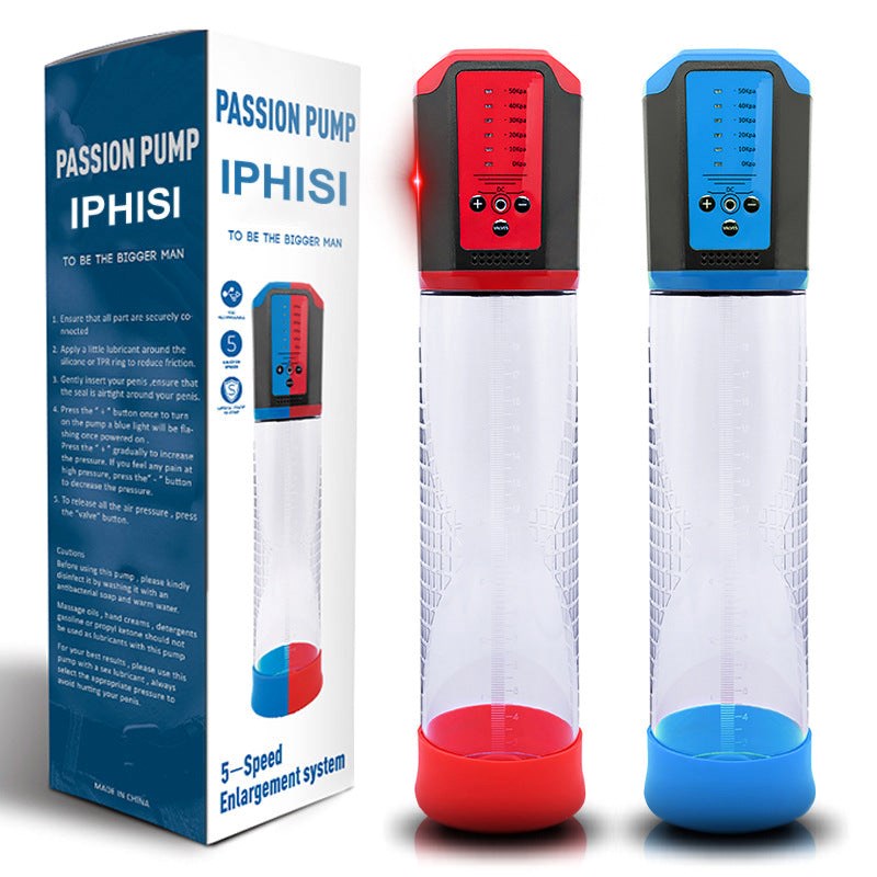 BDStyle Electric Penis Pump With Suction 5 Suction Frequencies USB Rechargeable - - Penis Pumps And Stretchers