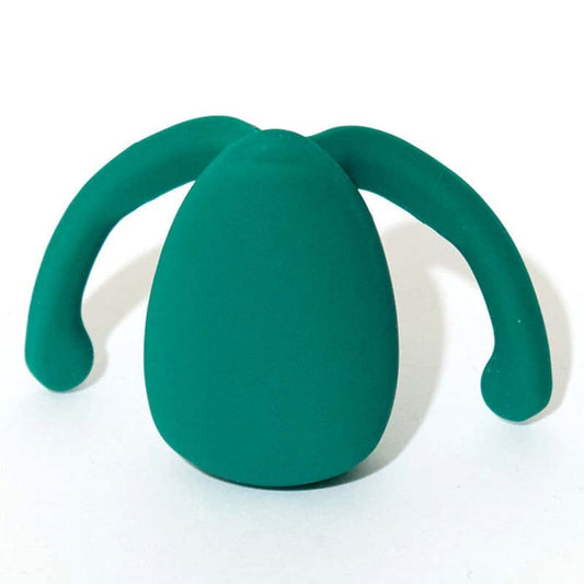 Dame Products Eva II By Dame Hands Free Clitoral Vibrator - - Clit Ticklers and Pulsators