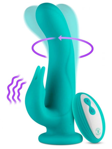 VVOLE LLC FemmeFunn Pirouette Rotating Wireless Rabbit Vibrator Premium Design - Rabbit Vibrators