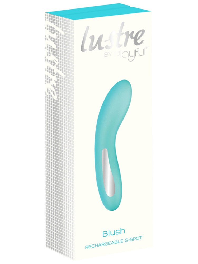 Evolved Lustre by Playful Blush Rechargeable G Spot Vibrator with Light - - G-Spot Vibrators