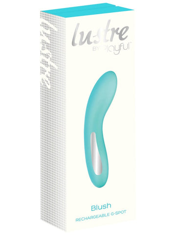 Evolved Lustre by Playful Blush Rechargeable G Spot Vibrator with Light - G-Spot Vibrators